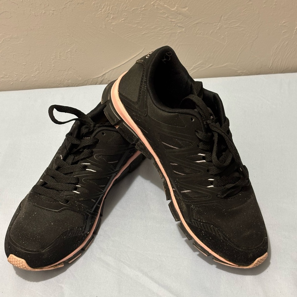 U.S. Polo Assn. Black and Pink Athletic Shoes with Cushioned Sole